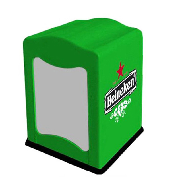 Heineken plastic napkin holder